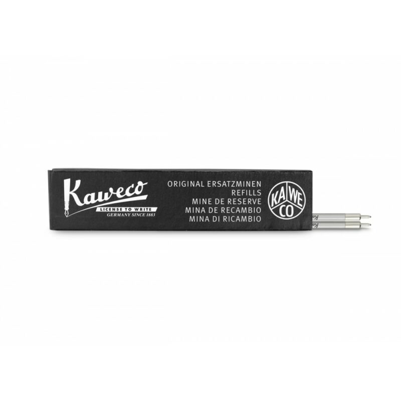 kaweco-d1-golyostoll-betet-0-5-mm-needle-point-fekete-2db-csomag